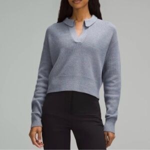 Lululemon Collared Merino Wool-Blend Sweater